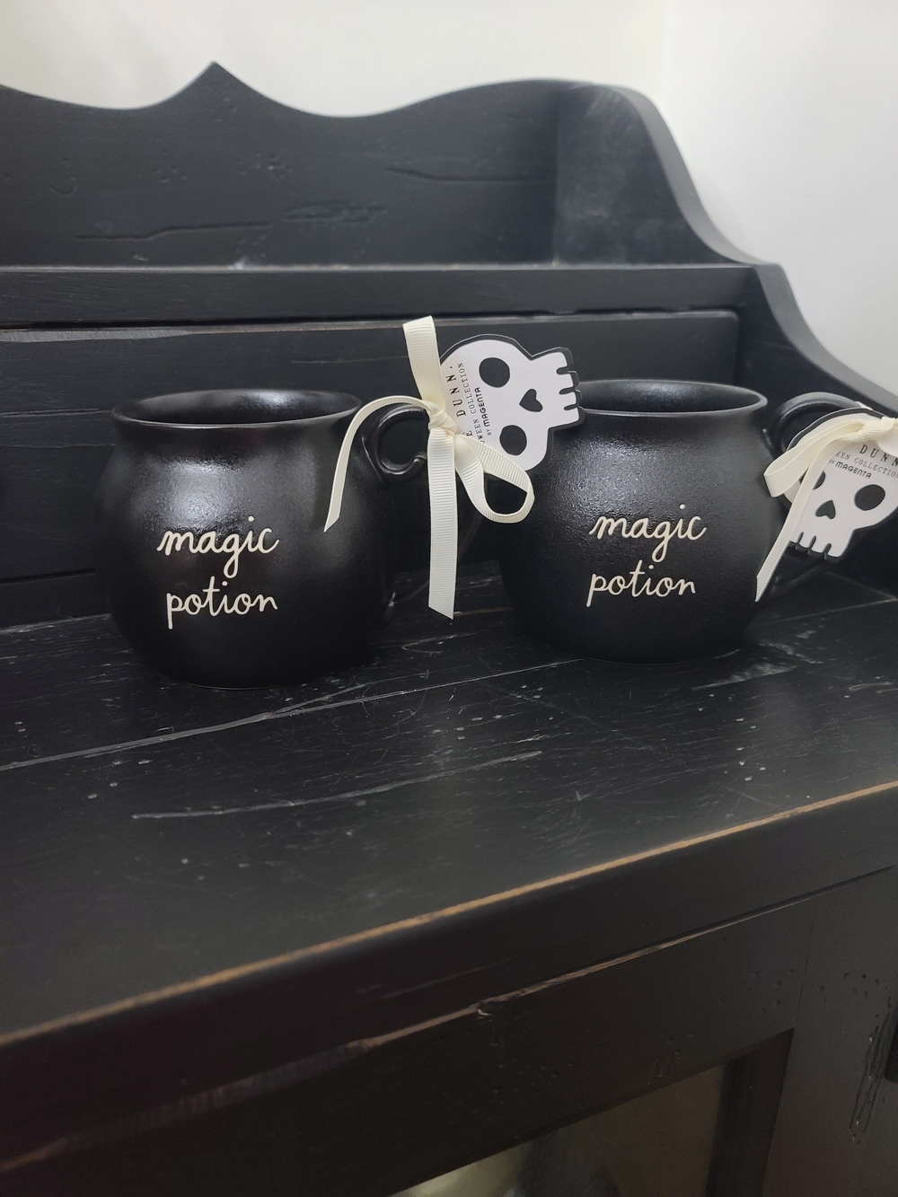 Magic Potion Ceramic Mug - Black Set Of 2